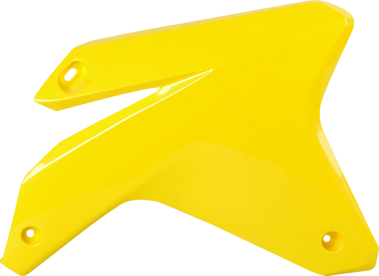 Polisport - Radiator Cover - Yellow - RMZ 450 - Radiator Covers For Suzuki - 8411400001