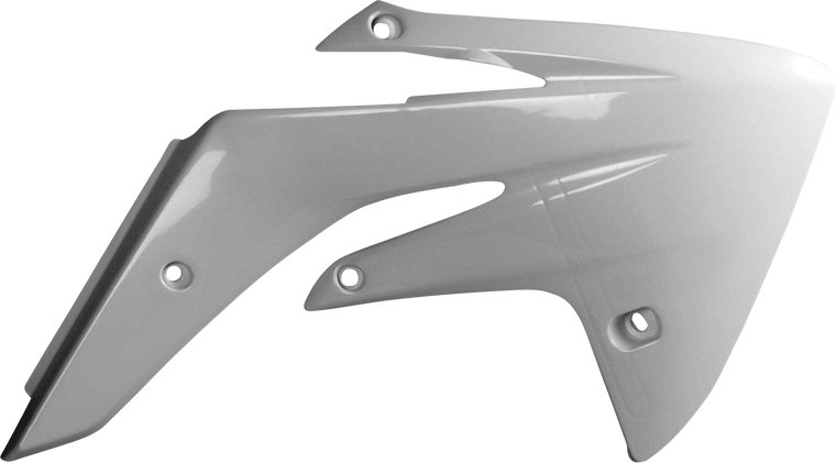 Polisport - Radiator Cover - White - CRF 150R - Radiator Covers For Honda - 8412200002