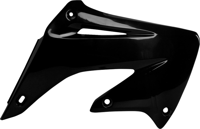 Polisport - Radiator Cover - Black - CR 125R/250R - Radiator Covers For Honda - 8427000002