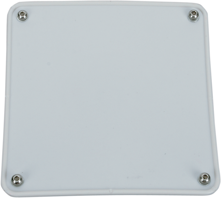 Motorsport Products - Bumper Number Plate - White - Number Plate - 80-0000