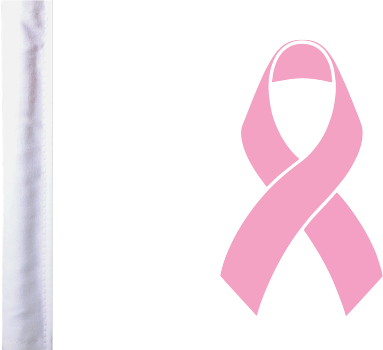 Pro Pad - Pink Ribbon Flag - 6" x 9" - Flag  Breast Cancer Pink Ribbon - FLG-PNKR Pro Pad - Pink Ribbon Flag - 6" x 9" - Flag  Breast Cancer Pink Ribbon - FLG-PNKR