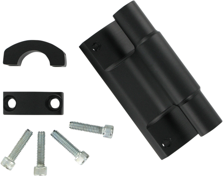 Powermadd - Risers - 2" x 4-3/4" - Oversized Handlebars - Powerriser 475 Pivoting Handlebar Riser - 45431