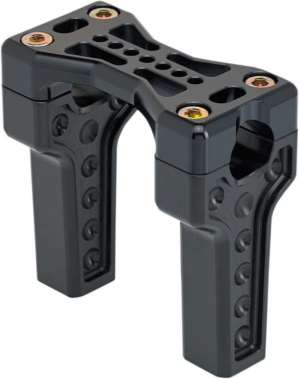 Joker Machine - Risers - Straight - Bridge - Black - Bridge Handlebar Riser Kit - 03-864-1B