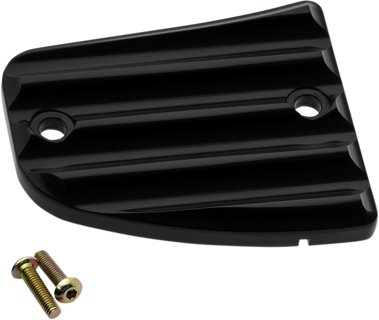 Joker Machine - Master Cylinder Cover - Finned - Black - Front Brake Master Cylinder Cover for 15-18 Indian Scout - 30-380-1
