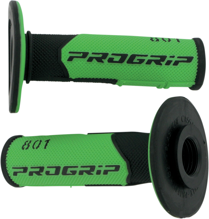 Pro Grip - Grips - 801 - Black/Green - 801 Hybrid Duo-Density Cross Grips - PA080100NEVE