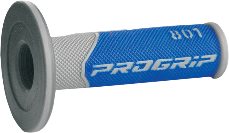 Pro Grip - Grips - 801 - Gray/Blue - 801 Hybrid Duo-Density Cross Grips - PA080100GRBL