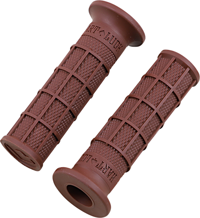 Odi - Grips - Hart-Luck - Brown - Hart-Luck Signature Full-Waffle Slip-On Grips - V02FWBN