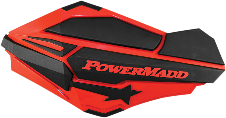 Powermadd - Handguards - Polaris Red/Black - Sentinel Handguards - 34402