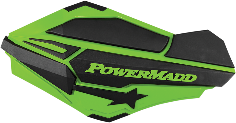 Powermadd - Handguards - Green/Black - Sentinel Handguards - 34403