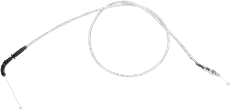 Motion Pro - Throttle Cable - Pull - Suzuki - Stainless Steel - Armor Coat Stainless Steel Throttle/Idle Cable for Cruisers - 64-0263
