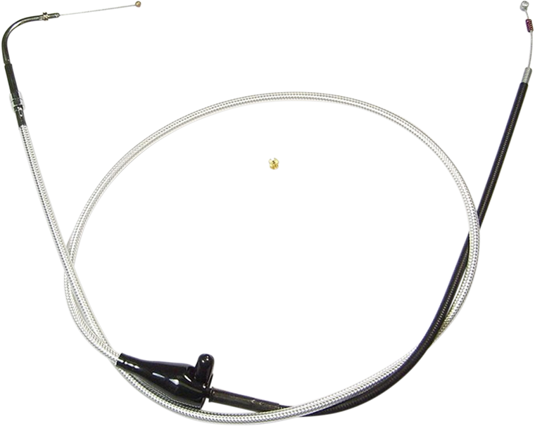 Magnum - Idle Cable - Cruise - 48-15/16" - Sterling Chromite II - Sterling Chromite II Braided Cable for Harley-Davidson  Idle - 342810