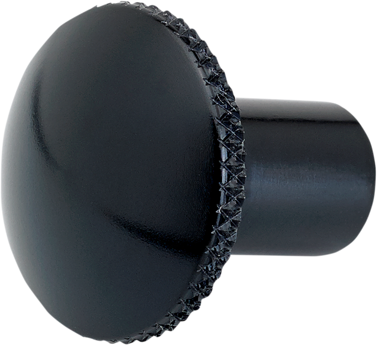 Joker Machine - Choke Knob - Knurled - Black - Billet Choke Cable Knob  Knurled - 02-57B