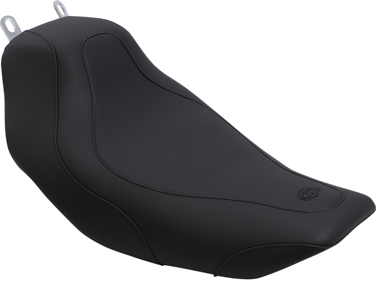 Mustang - Seat - Tripper Solo - without Backrest - Stitched - Black - Road King - Tripper  Solo Seat - 76350