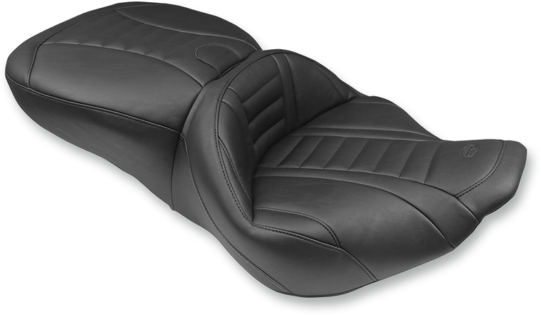 Mustang - Deluxe Super Touring Seat - RoadKing '97-'07 - Deluxe Super Touring Seat - 76738