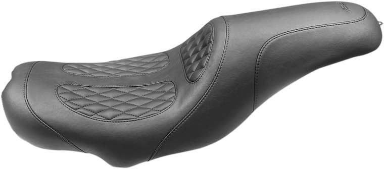 Mustang - Tripper Fastback Perewitz Seat for Yaffe Tank - Dave Perewitz Signature Series Fastback 2-Up Seat - 75224