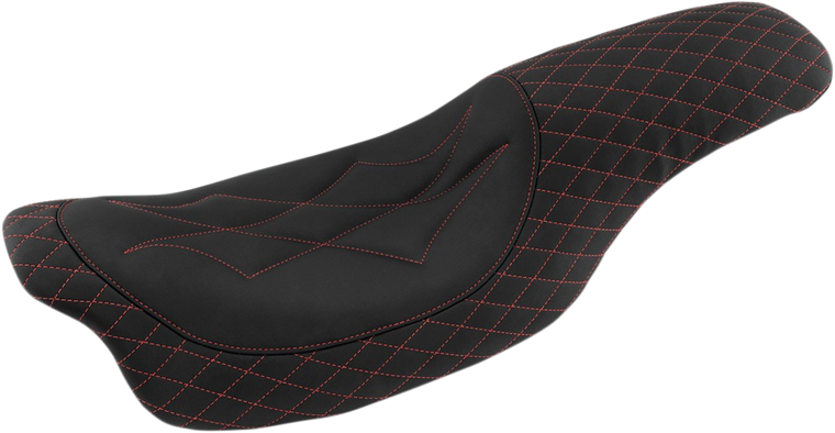 Mustang - Revere Journey Seat - Diamond - Red Stitched - Revere Journey Seat - 74111AB