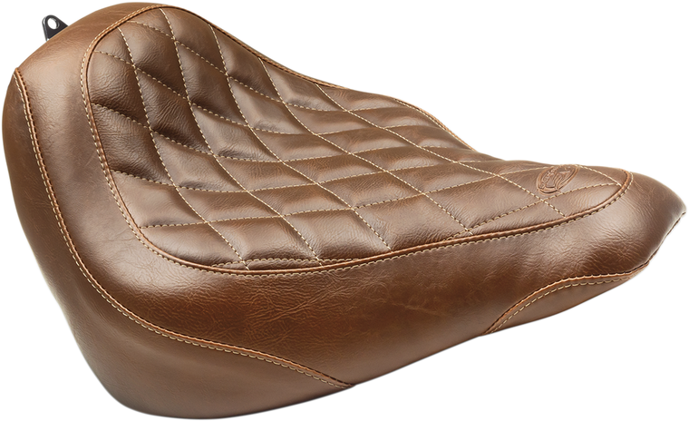 Mustang - Seat - Wide Tripper Solo - without Backrest - Diamond - Brown - Wide Tripper Solo Seat - 83053