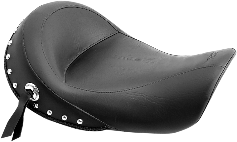 Mustang - Solo Studded Seat - FXD '96-'03 - Studded Vinyl Solo Seat - 75471