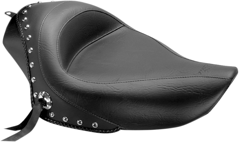 Mustang - Solo Studded Seat - XL '04+ - Studded Vinyl Solo Seat - 76156 Mustang - Solo Studded Seat - XL '04+ - Studded Vinyl Solo Seat - 76156