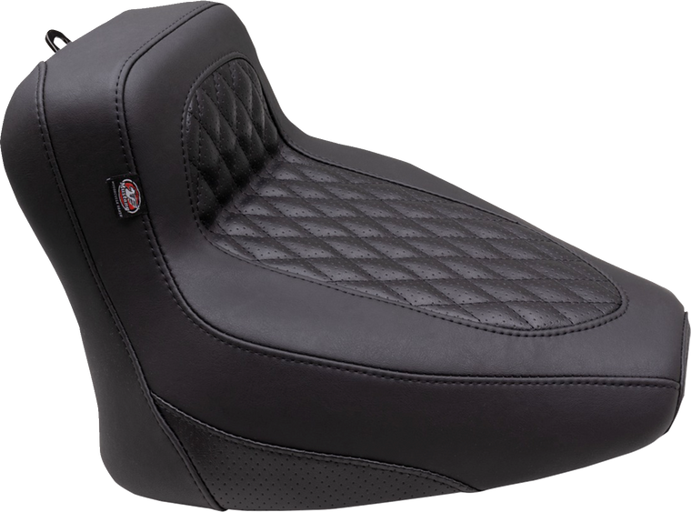 Mustang - Squareback Seat - Solo - Black - Diamond Stitch - Chief '22-'23 - Squareback Solo Seat - 88201 Mustang - Squareback Seat - Solo - Black - Diamond Stitch - Chief '22-'23 - Squareback Solo Seat - 88201