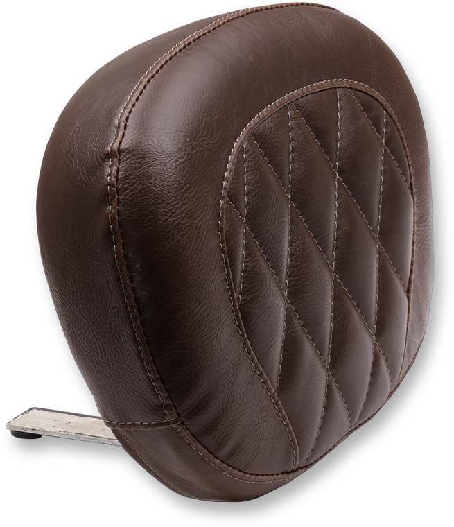 Mustang - Sissy Bar Pad - Standard - Brown - Diamond - FXS/FLS '11-'17 - Sissy Bar Pad  Small, Diamond - 76769 Mustang - Sissy Bar Pad - Standard - Brown - Diamond - FXS/FLS '11-'17 - Sissy Bar Pad  Small, Diamond - 76769