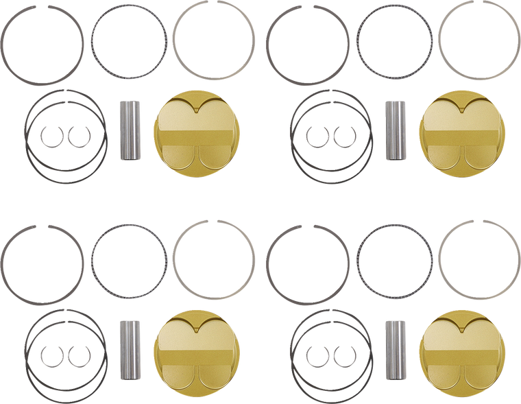 Je Pistons - Ultra Series Piston Kit - Hayabusa - Ultra Series Piston Kit - 379435