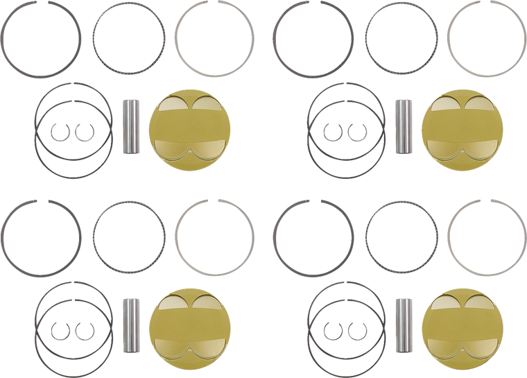 Je Pistons - Ultra Series Piston Kit - Hayabusa - Ultra Series Piston Kit - 379443