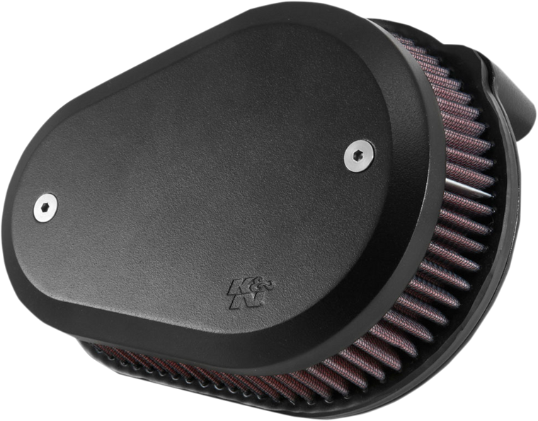 K & N - Flare Intake Kit - Black - Twin Cam - Street Metal Air Intake System - RK-3932B