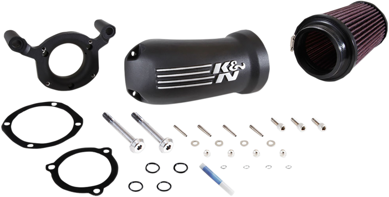 K & N - Intake Kit - Satin Black - Exempt Aircharger & Performance Intake System - 57-1134