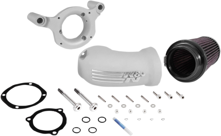 K & N - Intake Kit - Silver - Exempt Aircharger & Performance Intake System - 57-1137S