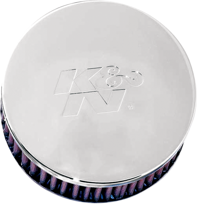 K & N - Mikuni Air Filter - 36-38mm - Custom Air Cleaner Assembly  Round/Open - RC-0850