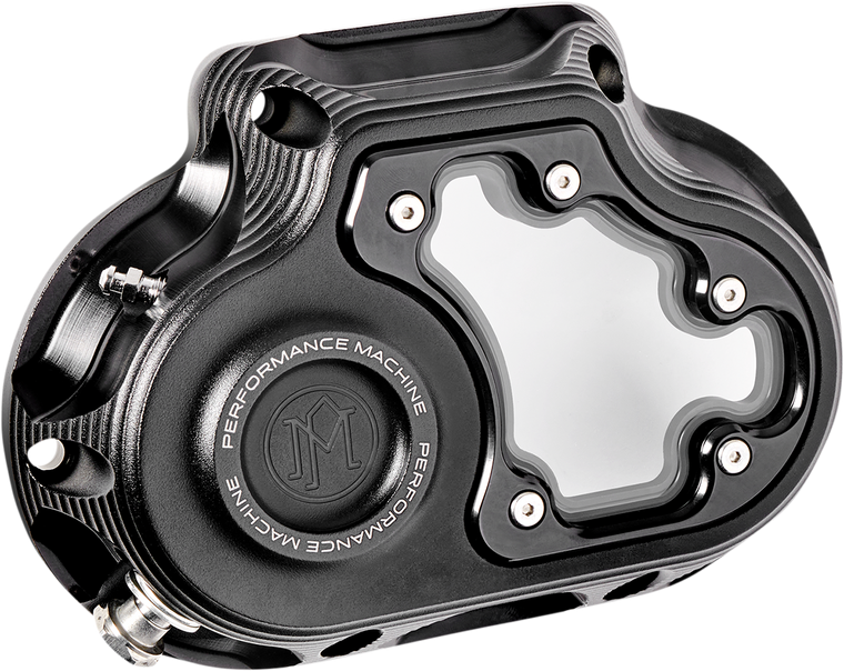 Performance Machine - Transmission Cover - Black Ops - Transmission Cover - 0177-2080M-SMB