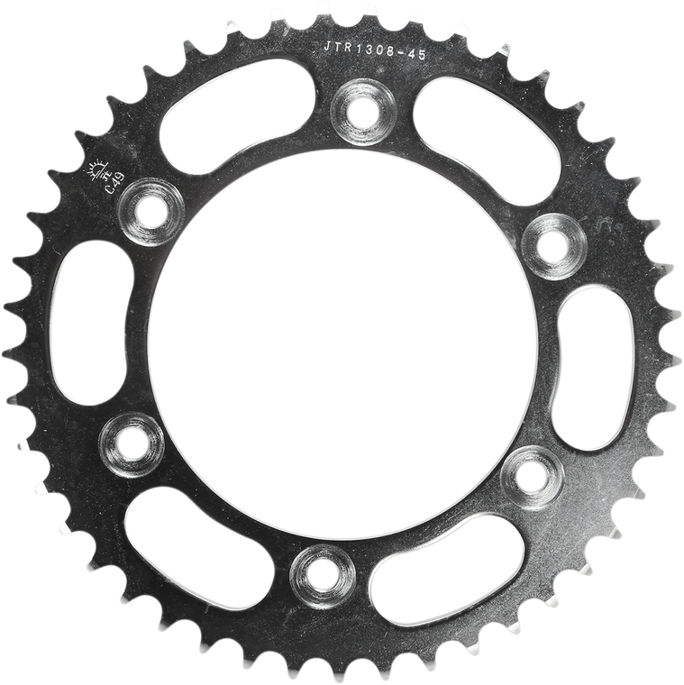 Jt Sprockets - Sprocket - Rear - Honda - 45-Tooth - Steel Rear Sprocket - JTR1308.45