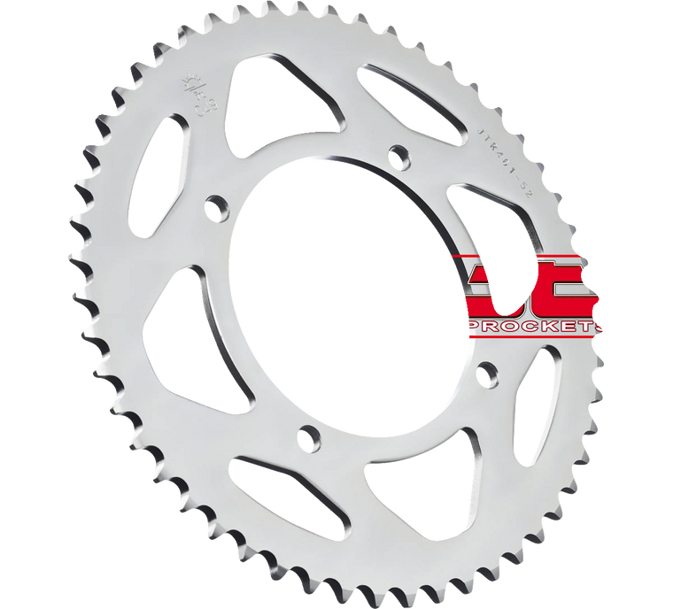 Jt Sprockets - Rear Sprocket - 52 Tooth - KX100 - Steel Rear Sprocket - JTR461.52