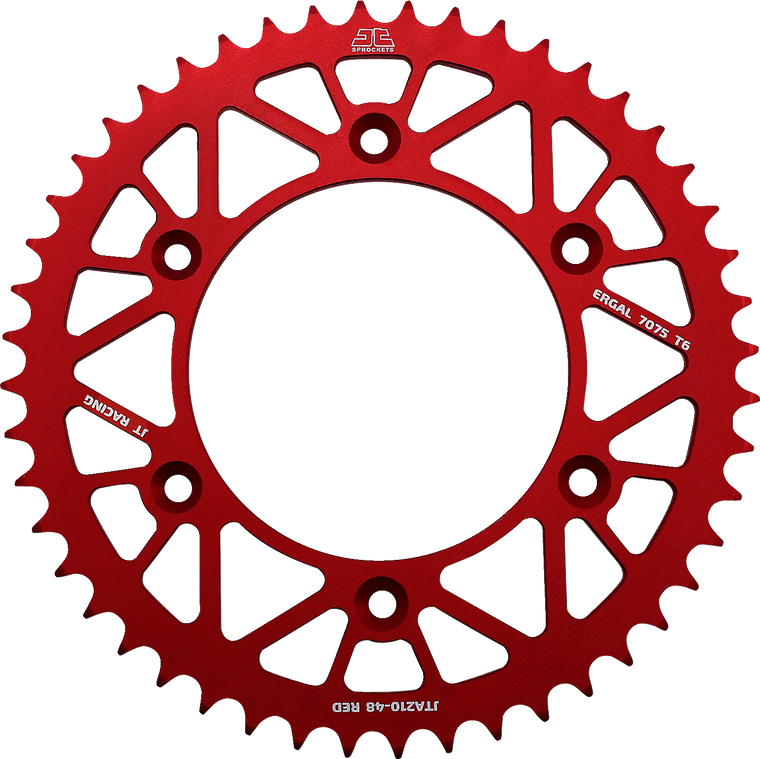 Jt Sprockets - Rear Sprocket - Honda/Beta - Red - 48 Tooth - Rear Sprocket - JTA210.48RED