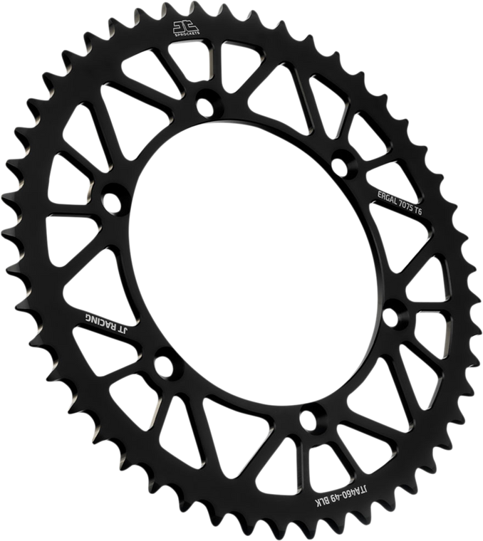 Jt Sprockets - Rear Sprocket - Kawasaki - Black - 49 Tooth - Rear Sprocket - JTA460.49BLK