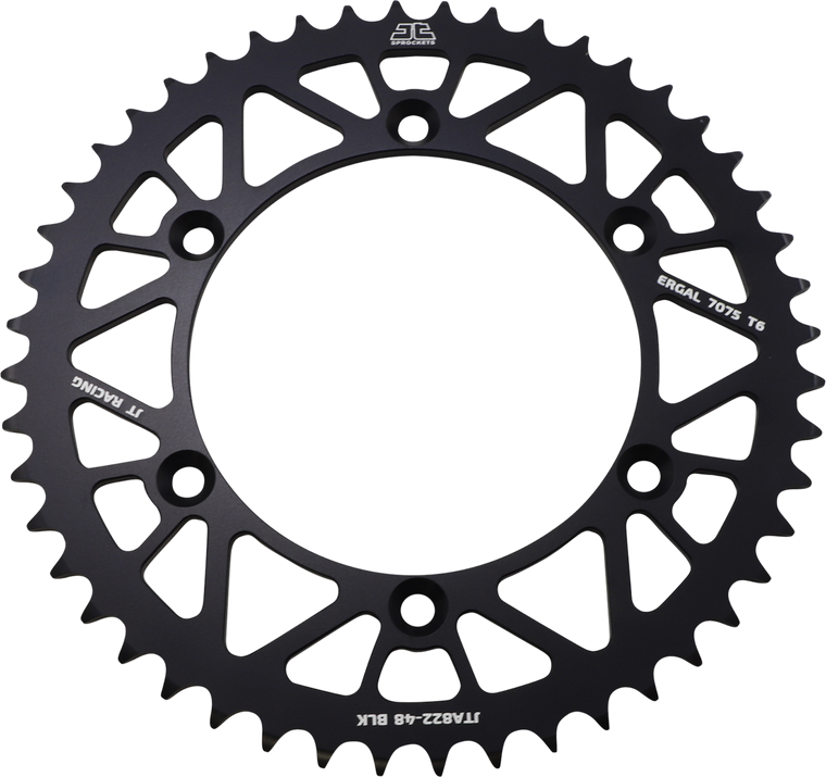 Jt Sprockets - Rear Sprocket - Black - 48 Tooth - Rear Sprocket - JTA822.48BLK