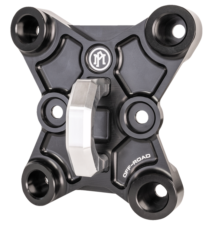 Pm Off-road - Radius Rod Plate w/ Raw Hook - Can-Am X3 72" - Black Anodized - Radius Rod Plate - 0222-2002-B