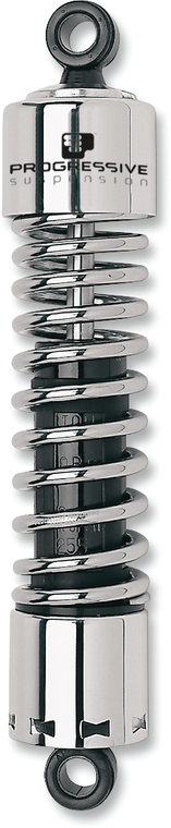 Progressive Suspension - 412 Series Shock - 12.5" - Standard - Chrome - 412 Series Shocks  Chrome - 412-4064C