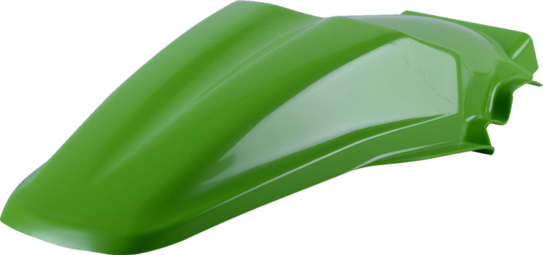 Polisport - Fender - Rear - Green - KX 85/100 - Rear Fender For Kawasaki - 8560400009