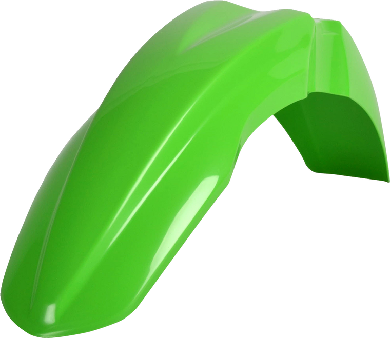 Polisport - Fender - Front - Green - KX 250F/450F - Front Fender - 8572800001