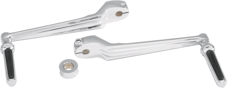 Performance Machine - Heel/Toe Shift Lever - FLHT - Chrome - Contour Shift Lever and Spacer - 0034-1081-CH