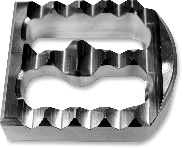 Joker Machine - Serrated Brake Cover - Chrome - Serrated Brake Pedal Cover - 08-58-2