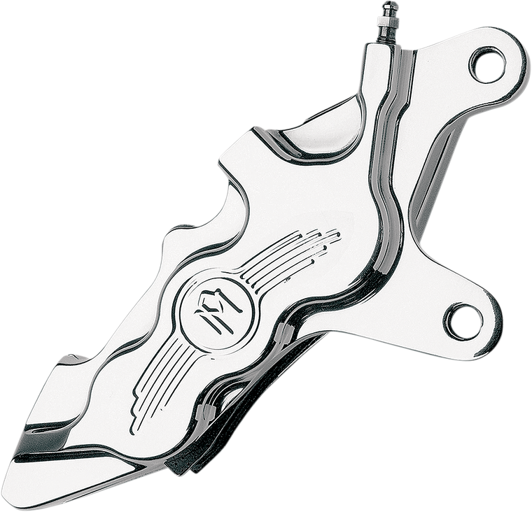 Performance Machine - 6 Piston Caliper - 11.5" - Right - Chrome - Six-Piston Differential-Bore Front Caliper - 0051-2910-CH