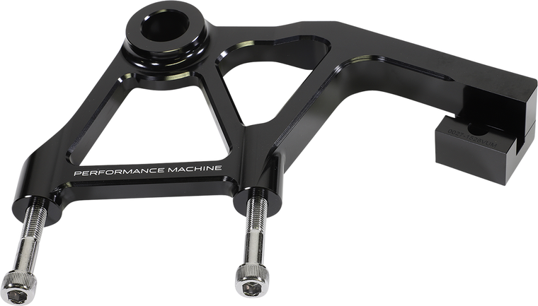 Performance Machine - Rear Radial Mount Caliper Bracket - Anodized Black - Radial Mount Caliper Bracket - 00231828AGNMAB
