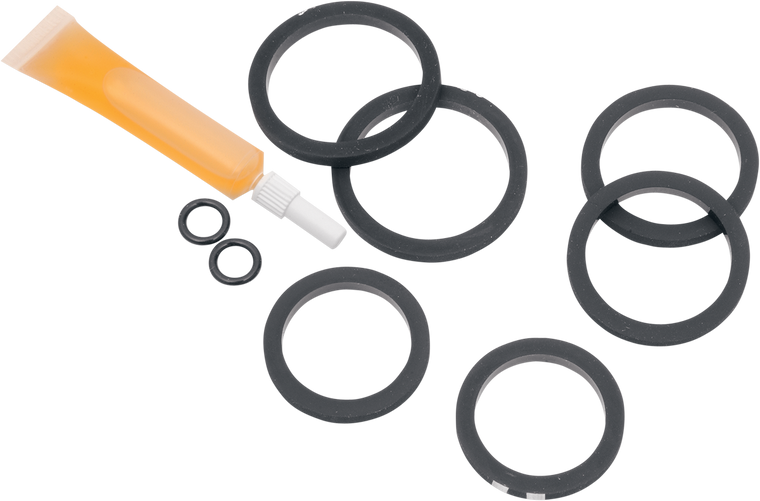 Performance Machine - Caliper Rebuild Kit - 6 Piston - Six-Piston Differential-Bore Front Caliper Rebuild Kit - 0051-3901