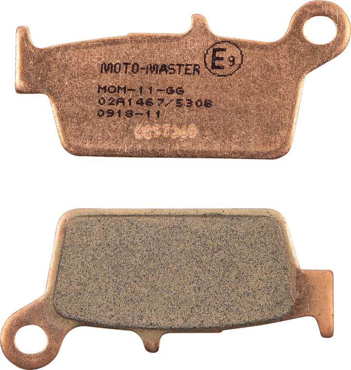 Moto-master - Brake Pads - Sintered Brake Pads - 91811-PU Moto-master - Brake Pads - Sintered Brake Pads - 91811-PU