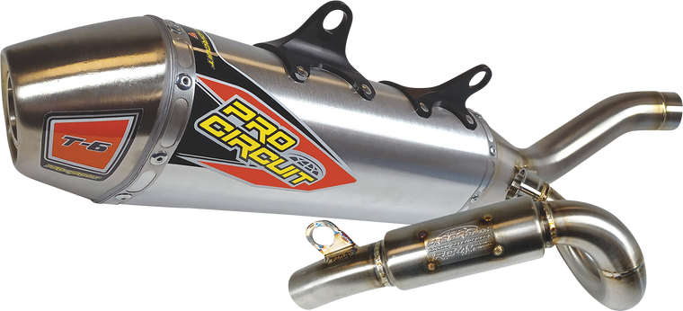 Pro Circuit - T-6 Exhaust System - Stainless Steel - T-6 Exhaust System - 0152245G