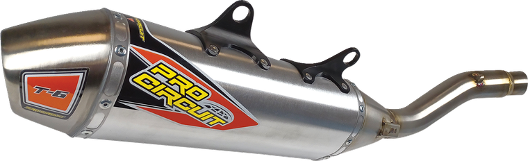 Pro Circuit - T-6 Slip-On Muffler - Stainless Steel - TI-6 Slip-On Muffler - 0152225A