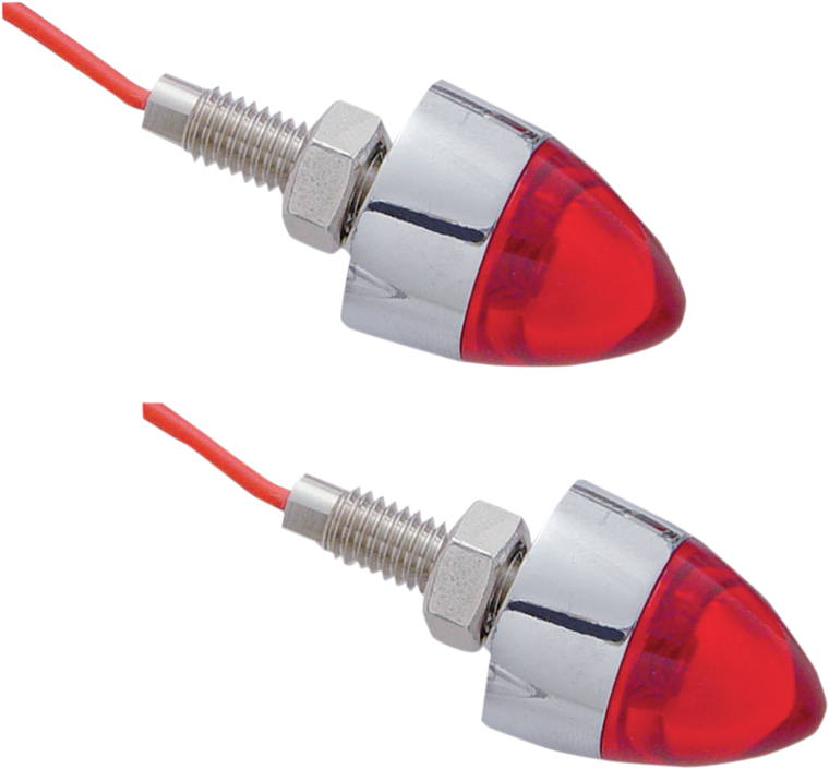 Pro-One Performance - Bullet Mini Marker Lights - Red - Bullet Mini Marker Lights - 402270
